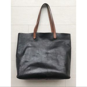 Large Madewell Leather Transport Tote / Purse